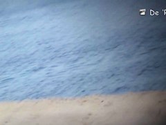 Beach nudist girls show hot asses and great naked boobs