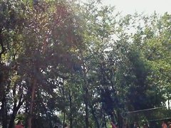 Mature nudist voyeur video with big naked chicks