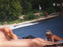 Beach hunter voyeurs girls shaking tits and nude asses