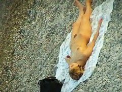 Splendid nude beach voyeur spy cam video