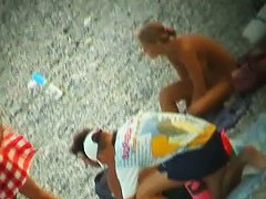 Splendid nude beach voyeur spy cam video