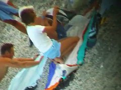 Splendid nude beach voyeur spy cam video