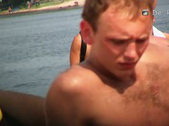 Nudist voyeurism topless blonde teen