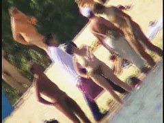 Exciting beach voyeur videos with naked mature babes