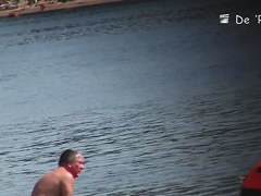 The candid tits view of pretty girls sunbathing topless