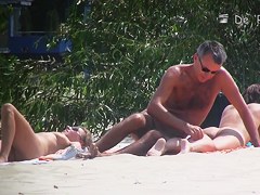 I spied the hot nudist company on my voyeur webcam