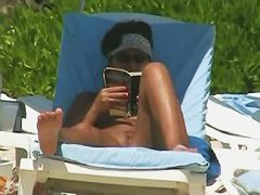 Sexy amateur hidden beach voyeur video