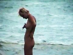 Beautiful babes on beach posing for me