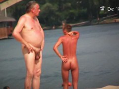 A nude beach voyeur video presents some hot pussies, asses and cocks