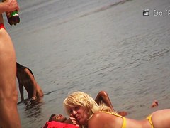 Nudist beach free scenes with incredible naked boobs
