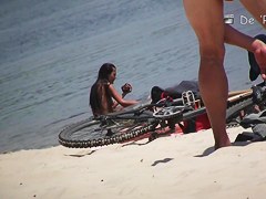Nudist beach free scenes with incredible naked boobs