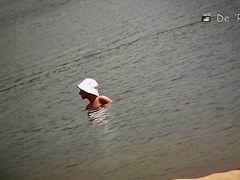 Nudist beach free scenes with incredible naked boobs