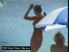 Horny voyeur loves to spy on nude people on the beach.