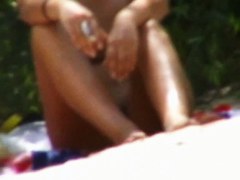 Nude beach sex scenes with smoking hot amateur females