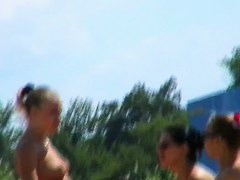 Real beach voyeur video of hot teen sluts
