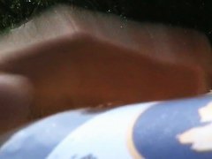 Tempting pussy and ass shots by a nude beach voyeur