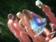 Rousing nude beach voyeur spy cam video