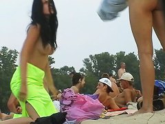 Nudist beach voyeur preys on hot  women
