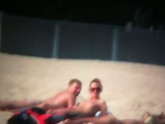 Thrilling nude beach spy cam video