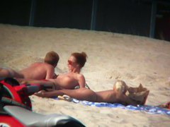Thrilling nude beach spy cam video