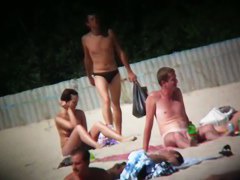 My own beach voyeur video of nude hot girls sunbathing