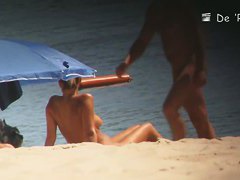 Beach voyeur spy cam catches hot footage of sexy naked girls.