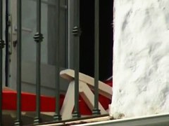 An amazing spy cam shot of some big juicy melons