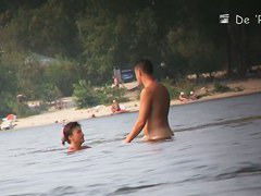 Naked bodies, naked boobs and pussy in this nude beach video