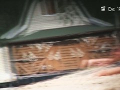Nude beach voyeur video demonstrated cocks and pussies