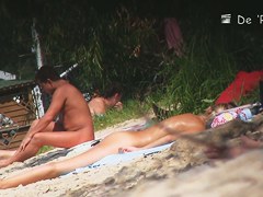 Nude beach voyeur video demonstrated cocks and pussies