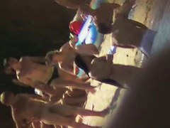 Beach is the place for some nude voyeur filming action