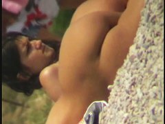 Real beach voyeur amazing brunette teen