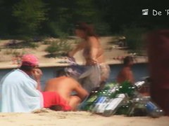 Great nude beach voyeur spy cam shots