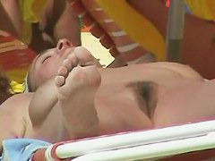 Amazing amateur pussies of nudist beach girls