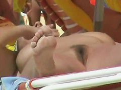 Amazing amateur pussies of nudist beach girls