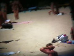 Sexy whores with awesome boobs and asses on the beach