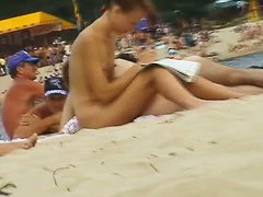Candid video for free of sexy people on the nude beach