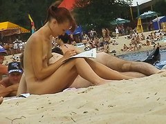 Candid video for free of sexy people on the nude beach