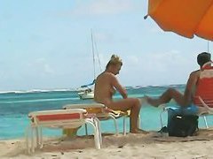 Sexy goddesses on the nude beach voyeur videos