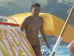 Filipina girl shows her nude body in this beach voyeur movie
