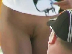 Filipina girl shows her nude body in this beach voyeur movie