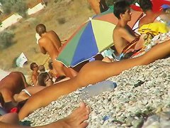 Nude beach video of splendid naked bodies