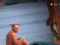 Every detail of beach nudist girl