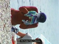 Naked chicks tanning in the best nude beach video compilation