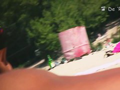 Beach voyeur video full of sweet natural tits goodness