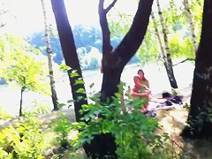 This beach is full with nude babes, boobies and asses