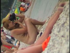 Real beach nudist spy cam girls