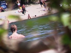 Real nudists provide with the hot beach sex scenes
