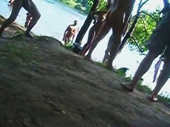 Girls like it when I film them on the beach