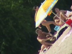 Mature amateur nudist beach cam voyeur vid